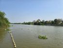 ขายที่ดิน - ขายที่ดินติดแม่น้ำ 5 ไร่ จ.อยุธยา ติดริมแม่น้ำน้อย