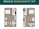 ขายคอนโด - คอนโดราคาดี ใกล้ BTS กำลังรอคุณอยู่! ยินดีต้อนรับสู่ Reach Sukhumvit 107 ห่างจาก BTS แบริ่ง เพียง 1.4 กม.