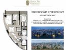 ให้เช่าคอนโด - ให้เช่า Banyan Tree Residences Riverside Bangkok คอนโดหรู ริมแม่น้ำเจ้าพระยา 1 Bedroom Riverfront 78.5 ตร.ม. ชั้น 40 ค่าเช่า 95,000 บาท/เดือน