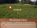 ขายที่ดิน - ขายที่ดินปากพลี นครนายก 5 ไร่กว่า หน้ากว้างพิเศษ 165 ม. ติดถนนลาดยาง วิวเขา