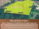 ขายที่ดิน - ขายที่ดินปากพลี นครนายก 5 ไร่กว่า หน้ากว้างพิเศษ 165 ม. ติดถนนลาดยาง วิวเขา