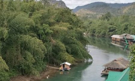 ขายที่ดิน - ขายที่ดินสวยติดแม่น้ำแควน้อยไทรโยค กาญจนบุรี