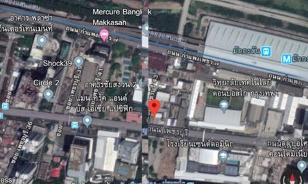 ขายที่ดิน - P1ขายที่ถนนเพชรบุรีตัดใหม่ ติดกับตึกการท่องเที่ยวแห่งประเทศไทย ใกล้ MRTเพชรบุรีประมาณ 300 ม.