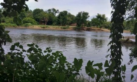 ขายที่ดิน - ขายที่ดินแปลงสวย 1-0-73 ไร่ ติดแม่น้ำแควใหญ่ วังด้งในอำเภอเมืองกาญจนบุรี