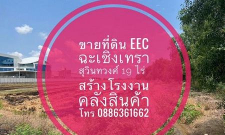 ขายที่ดิน - ขายที่ดิน เหมาะสร้างโรงงาน คลังสินค้า ฯ ในเขต EEC อ.เมืองฉะเชิงเทรา จ.ฉะเชิงเทรา Land for Sale for factory warehouse 空地出售 适合开发工厂