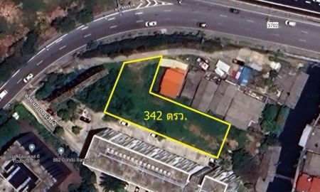 ขายที่ดิน - ขายที่ดินเปล่า ขนาด 342 ตรว พื้นที่สีแดง ติดถนนศรีนครินทร์ เขตสวนหลวง กทม.(นายหน้าติดเจ้าของ)