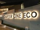 ให้เช่าคอนโด - Chapter One Eco Ratchada - Huai Khwang Condo for rent : 1 bedroom 30 sq.m. on 7th floor D Building. Near The Regent’s International College (RIC) 450