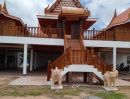 ขายบ้าน - ขายบ้านพักทรงไทยสร้างใหม่ 5 ไร่ 1,147 ตารางเมตร เลาขวัญ กาญจนบุรี