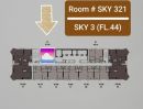 ขายคอนโด - ขายดาวน์ Park Origin จุฬา-สามย่าน SKY ZONE - Top Floor ชั้น44 Rare Item ไม่ติดกับห้องอื่น