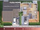 ขายบ้าน - ขายบ้านแฝด สไตล์มินิมอล สไตล์มูจิ ลำพูน โครงการ บ้าน Yusu home ใกล้โรงแรม แกรนด์จามจุรี ใกล้เครือสหพันธ์