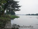 ขายที่ดิน - ขายที่ดินติดแม่น้ำท่าจีน สามพราน นครปฐม อยู่ฝั่งตรงข้ามวัดเชิงเลน