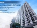 ให้เช่าคอนโด - Soho Bangkok Ratchada ใกล้ MRT ห้วยขวาง ขนาด 26 ตารางเมตร ชั้นบน ห้องใหม่ ตกแต่งครบ