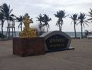 ขายที่ดิน - ขายที่ดิน ใกล้ลานหินขาว หาดแม่รำพึง ด้านหลังติดเขา