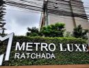 ขายคอนโด - ขายคอนโดMETRO LUXE RATCHADA เมโทรลักซ์ รัชดา ชั้น1ตึกA ขนาด28ตร.ม. ถ.รัชดาภิเษก ดินแดง กทม ใกล้mrtสุทธิสาร