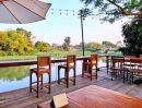 ให้เช่าที่ดิน - วิวแม่น้ำ ทำร้านอาหาร ทำโฮมสเตย์ ลานกางเต๊นท์ บางปะหัน อยุธยา ให้เช่าที่ดินถมแล้ว ริมตลิ่งคาเฟ่ ที่ดิน 2.5 ไร่ 4002ตรม. จากกทม. 46นาที
