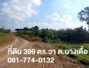 ขายที่ดิน - ขายที่ดินด่วน 399 ตารางวา ต.บางเดื่อ ปทุมธานี