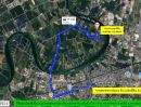 ขายที่ดิน - ที่ดินริมคลอง ผังเมืองสีเขียวลาย ต.ท่าไม้ อ.กระทุ่มแบน