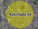 ขายที่ดิน - นักลงทุนห้ามพลาด! ที่ดินทำเลทอง รัชดา 36 1 ไร่ผังสีส้ม ย.5 (FAR 4) สร้างตึกได้สูง!
