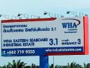  - ใกล้นิคมอุตสาหกรรม WHA 3.1 ชลบุรี 900 ม. อบต.หนองเสือช้าง 1.7 กม. ให้เช่าที่ดินถมแล้ว 3 ไร่ 47ตร.ว. หลังติดลำห้วยมีน้ำตลอดปี