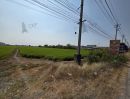  - ขาย ที่ดินเปล่า ติดถนนใหญ่ ใกล้ขนส่ง เหมาะสำหรับทำสถานีพักรถ สถานีชาร์จรถไฟฟ้า คาเฟ่ ตลาด บรรยากาศริมคลอง ไม่มีปัญหาน้ำท่วม