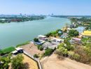  - ขายที่ดินริมแม่น้ำเจ้าพระยา บางบัวทอง นนทบุรี ปทุมธานี วิว 2 โค้งน้ำ ถมแล้ว ใกล้วัดเกาะเกรียง เจดีย์มอญ
