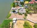  - ขายที่ดินริมแม่น้ำเจ้าพระยา บางบัวทอง นนทบุรี ปทุมธานี วิว 2 โค้งน้ำ ถมแล้ว ใกล้วัดเกาะเกรียง เจดีย์มอญ
