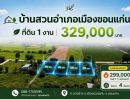- ที่ดินสร้างบ้าน อำเภอเมืองขอนแก่น 1 งาน ราคา 329,000 บาท ติดถนนสาธารณะ (คอนกรีตใหม่ 4 เมตร)