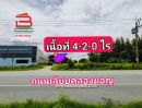 - ที่ดินเปล่า เนื้อที่ 4-2-0 ไร่ ใกล้นายน้อยร.ย.ส สาขาฟาร์มจิงจูไฉ่ ถนนเลียบคลองมอญ แขวงทับยาว เขตลาดกระบัง