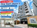 - ขายคอนโดย่านปทุมวัน Condo One Siam (วัน สยาม) ใจกลางเมือง ทำเลทอง ห้องสตูดิโอ 31.07 ตร.ม ชั้น 4 ใกล้ทั้ง ม.จุฬา,MBK,Siam Paragon,BTS ราชเทวี