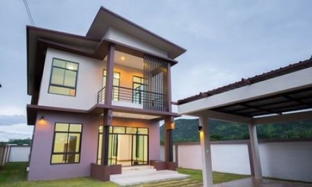 ขายบ้าน - บ้านเดี่ยว สร้างใหม่ สไตล์โมเดิร์น พื้นที่ 91 ตรว 4นอน 3น้ำ ราคา 4.95 ล้าน ท่ามะขาม กาญจนบุรี