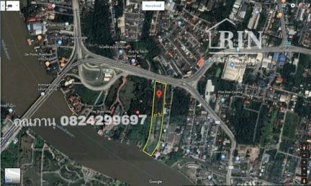 ขายที่ดิน - ขายที่ดิน 15 ไร่ ต.ตลาดขวัญ(บางแพรก) อ.เมืองนนทบุรี ติดแม่น้ำเจ้าพระยา คุณภานุ 