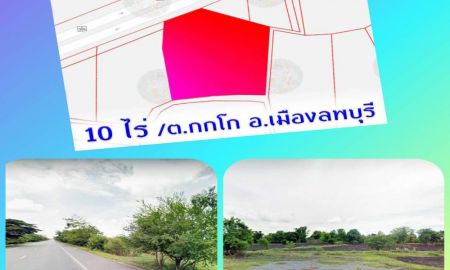 ขายที่ดิน - ขายที่ดินทำเลทอง 10 ไร่ ใกล้โรบินสัน ติดถนนบายพาสลพบุรี-สิงห์บุรี