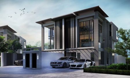 ขายบ้าน - ขาย โฮมออฟฟิศหรูสไตล์บ้านเดี่ยว Modern Luxury Home 3 ชั้นใกล้เซ็นทรัลอีสวิลล์เพียง3นาที เนื้อที่ 350 ตรม. 3ห้องนอน 5ห้องน้ำ 1ห้องรับแขก 2ห้องครัว