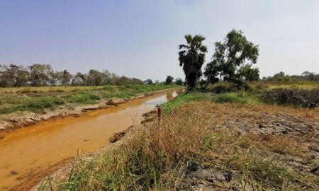 ขายที่ดิน - ขายที่ดินติดน้ำติดคลองหลวงแพ่ง ขายที่ดินริมน้ำสุวินทวงศ์ กรุงเทพ 4 ไร่ ราคาถูก