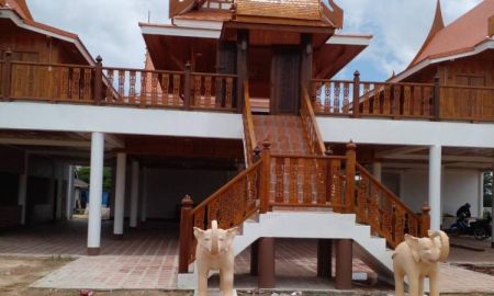 ขายบ้าน - ขายบ้านพักทรงไทยสร้างใหม่ 5 ไร่ 1,147 ตารางเมตร เลาขวัญ กาญจนบุรี