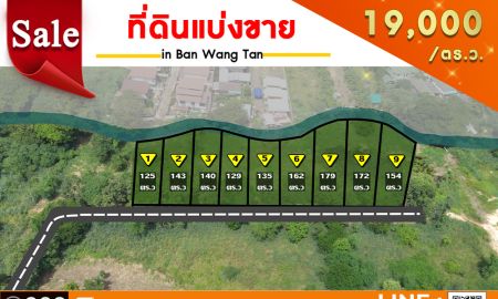 ขายที่ดิน - ที่ดินแบ่งขาย ในหมู่บ้านวังตาล ถมแล้วพร้อมสร้าง Land for sale in Ban Wang Tan, ขนาดที่ดินเริ่มต้น 125 - 179 ตร.ว.