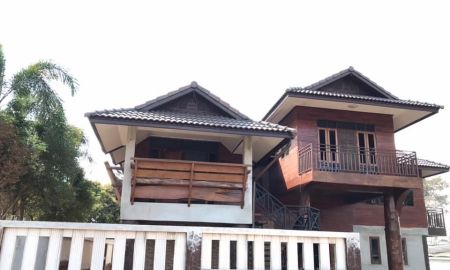 ขายบ้าน - ขายบ้านเดี่ยวหลังใหญ่ ทรงไทยโมเดิร์น 110ตรว. 3ชั้น บ้านผสมไม้และปูนปั้น