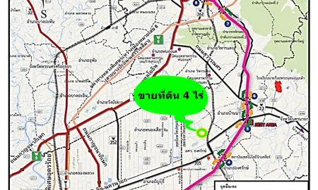 ขายที่ดิน - ขายที่ดินถมแล้วโฉนดครุฑแดง รังสิต-นครนายก ตารางวาละ 1,900บาท