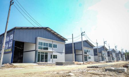 ให้เช่าโรงงาน / โกดัง - ให้เช่าโกดังสร้างใหม่ขนาด 500 ตารางเมตรบ้านบึง ชลบุรี มีทั้งหมดจำนวน 14โกดัง