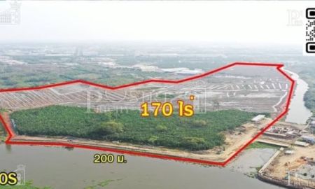 ขายที่ดิน - ขายนางงาม 170 ไร่ ติดแม่น้ำท่าจีน 200 เมตร กำไร 350 - 400 ล้าน มาพร้อมเขื่อน ที่ถมน้อย ใกล้ ถ.พระราม 2 - KK1370S