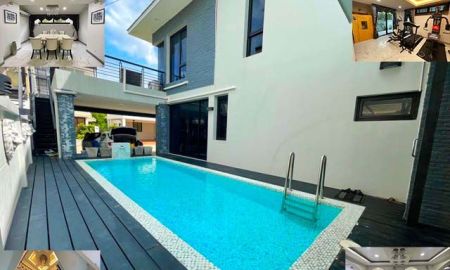 ให้เช่าบ้าน - บางบอน3 ซาวน่า Pool Villa ให้เช่าคฤหาสน์หรู 2ชั้น สารสาสน์ ฟิตเนส 4นอน 124 ตรว. 514ตรม.