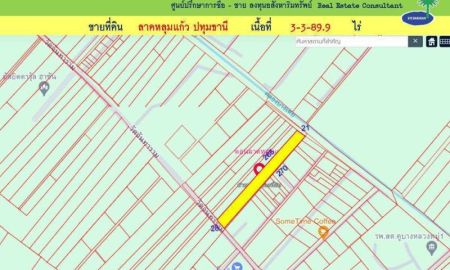 ขายที่ดิน - ขายที่ดิน 3-3-89.9 ไร่ คลองบางเตย ลาดหลุมแก้ว ปทุมธานี