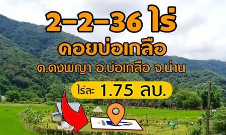 ขายที่ดิน - ที่ดินวิวภูเขาสวยมาก ใกล้แหล่งท่องเที่ยวชื่อดัง...บ่อเกลือ...