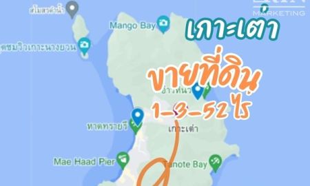 ขายที่ดิน - ขายด่วน! ที่ดินเกาะเต่า 1-3-52 ไร่ ไฟฟ้า+น้ำผ่านหน้าแปลงที่ดิน ใกล้ Fasai Thaifood, Paramee Motorbike For Rent