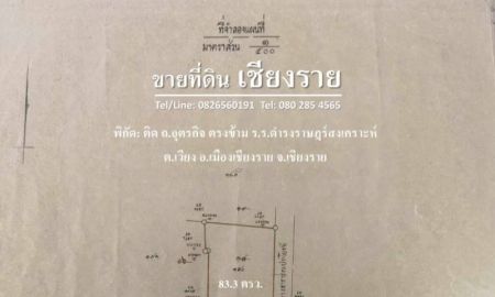 ขายที่ดิน - ขาย ที่ดิน ผังสีแดง แปลงสวย อ.เมืองเชียงราย 83.3 ตรว ทำเลดีติดถนนอุตรกิจ อ.เมืองเชียงราย