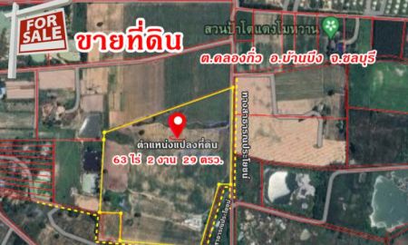 ขายที่ดิน - ขาย ที่ดิน แปลงใหญ่ ปรับลดราคาด่วน ต.คลองกิ่ว อ.บ้านบึง จ.ชลบุรี 63 ไร่ 2 งาน 29 ตรว ใกล้ถนน344