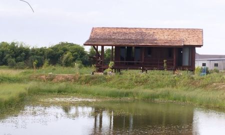 ขายที่ดิน - ขายที่ดิน พร้อมบ้านไม้ ตำบลดอนกำยาน เมืองสุพรรณบุรี