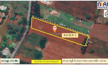 ขายที่ดิน - ขายที่ดิน 4 ไร่ 2 งาน 12.4 ตารางวา ต.หมูสี อ.ปากช่อง จ.นครราชสีมา