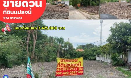 ขายที่ดิน - ขายด่วนร้อนเงินต่ำกว่าประเมิน ที่ดิน 274 ตรว.ซอยเพรชเกษม 110 เเยก.19 กทม.