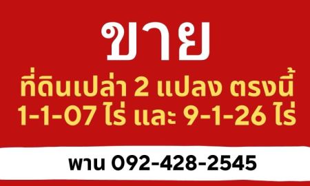 ขายที่ดิน - ขายที่ดินเปล่า 2 แปลงติดกัน ตำบล.ลำตาเสา อำเภอ.วังน้อย จังหวัด.พระนครศรีอยุธยา